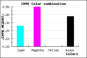 #764F9F color CMYK mixer