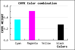 #765AB9 color CMYK mixer
