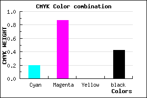 #771395 color CMYK mixer