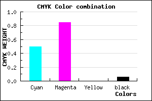 #7725EF color CMYK mixer