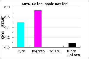 #7740EA color CMYK mixer