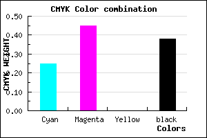#77579F color CMYK mixer