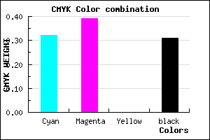 #786CB0 color CMYK mixer