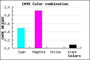 #7816EB color CMYK mixer