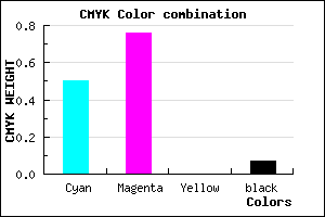 #7839EE color CMYK mixer