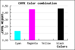 #784C8A color CMYK mixer