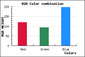 rgb background color #785EC5 mixer