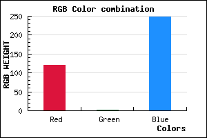 rgb background color #7901F8 mixer
