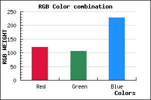 rgb background color #796AE4 mixer
