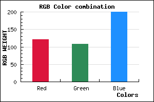 rgb background color #796CC8 mixer