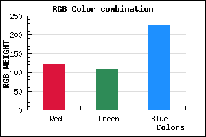 rgb background color #796CE1 mixer