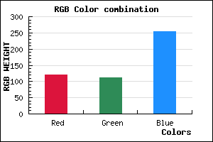 rgb background color #796FFD mixer