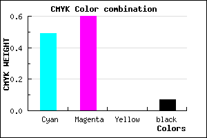 #795EEC color CMYK mixer