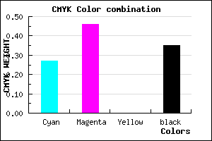 #7A5AA7 color CMYK mixer