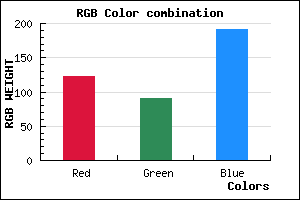 rgb background color #7A5BBF mixer