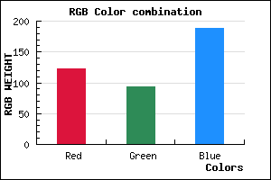 rgb background color #7A5DBD mixer