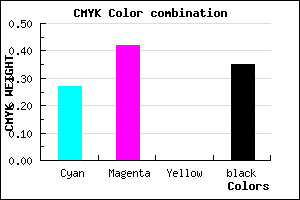#7A61A7 color CMYK mixer