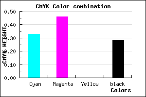 #7A63B7 color CMYK mixer