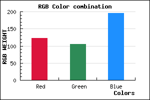 rgb background color #7B69C3 mixer