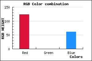 rgb background color #7C003D mixer