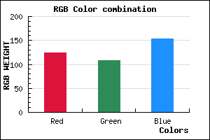 rgb background color #7C6C9A mixer