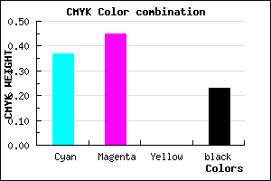 #7C6CC5 color CMYK mixer