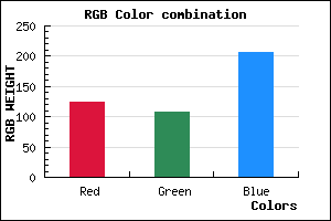 rgb background color #7C6CCF mixer