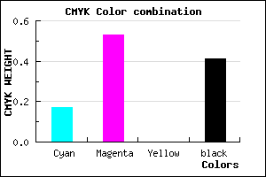 #7C4696 color CMYK mixer