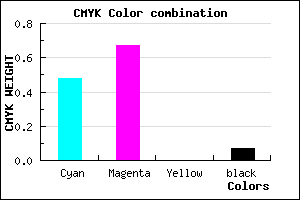 #7C4EEE color CMYK mixer