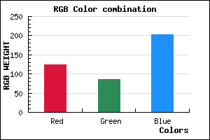 rgb background color #7C56CA mixer
