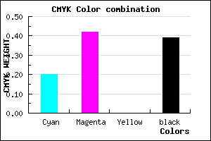 #7C5A9B color CMYK mixer