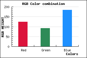rgb background color #7C5CB8 mixer