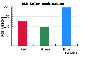 rgb background color #7C60C4 mixer