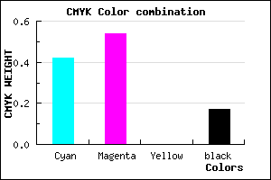 #7C62D4 color CMYK mixer