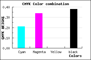 #7D689E color CMYK mixer