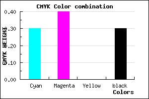 #7D6CB3 color CMYK mixer