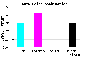 #7E67B3 color CMYK mixer