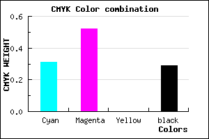 #7E57B6 color CMYK mixer