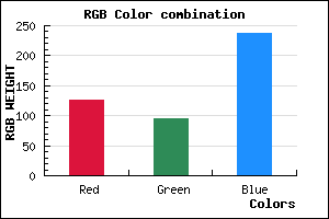 rgb background color #7E5EED mixer