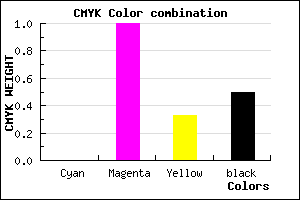 #7F0055 color CMYK mixer