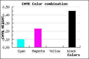 #7F6C8D color CMYK mixer