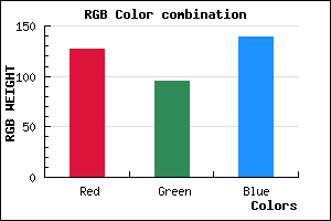 rgb background color #7F5F8B mixer