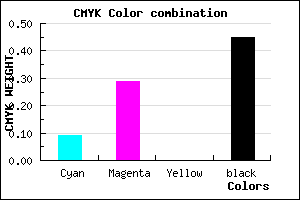 #7F638B color CMYK mixer