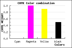 #80000D color CMYK mixer