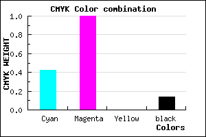 #8000DB color CMYK mixer