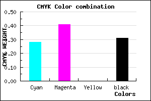 #8069B1 color CMYK mixer