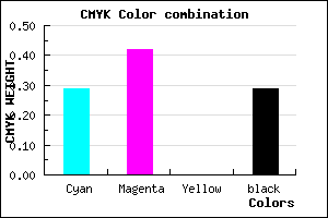 #8069B4 color CMYK mixer