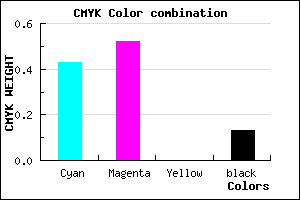 #806BDF color CMYK mixer