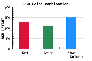 rgb background color #806F97 mixer