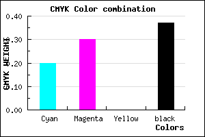 #8070A0 color CMYK mixer